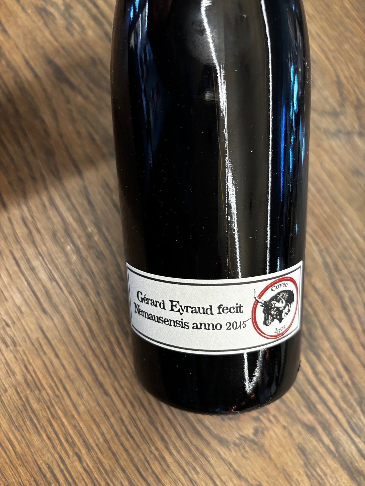 DOMAINE DE RAPATEL CUVEE IGOR 2015 vol.14.0  Vin Nature Rouge